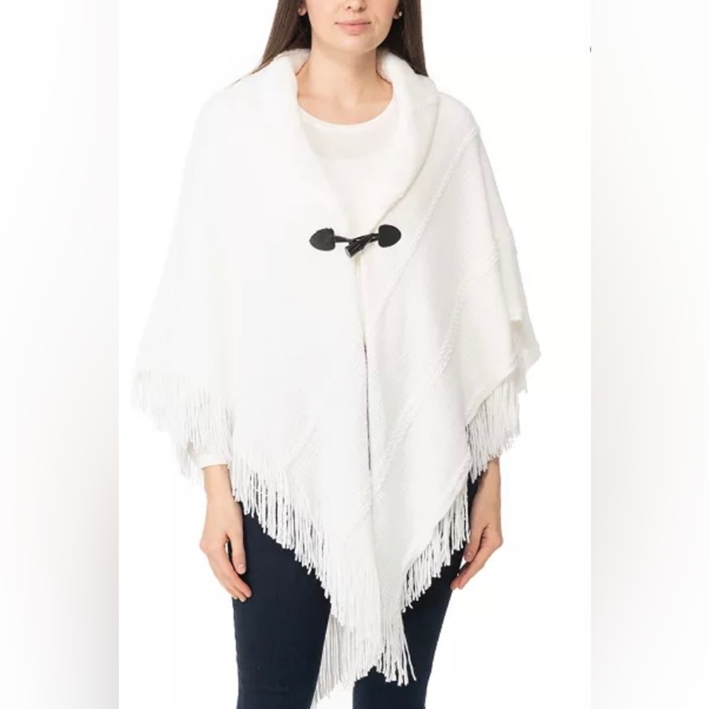 NWT Charter Club poncho sweater